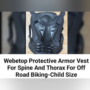 Webetop Protective Vest for Dirt Biking- Youth Medium
